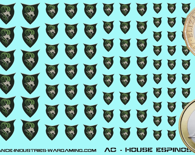 Periphery - Aurigan Coalition - House Espinosa | Premium Decals for Battletech / Mechwarrior / Alpha Strike
