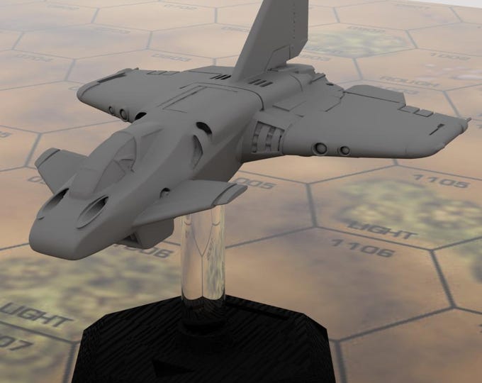 Transgressor Aerospace Fighter NuSeen | DIW Exclusive | BattleTech Miniatures | For Battletech / Alpha Strike / Mechwarrior