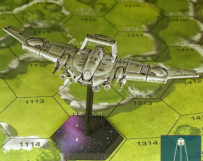 Typhoon Aerospace Fighter  - SirMortimerBombito Sculpt | American Mecha | Compatible with Battletech