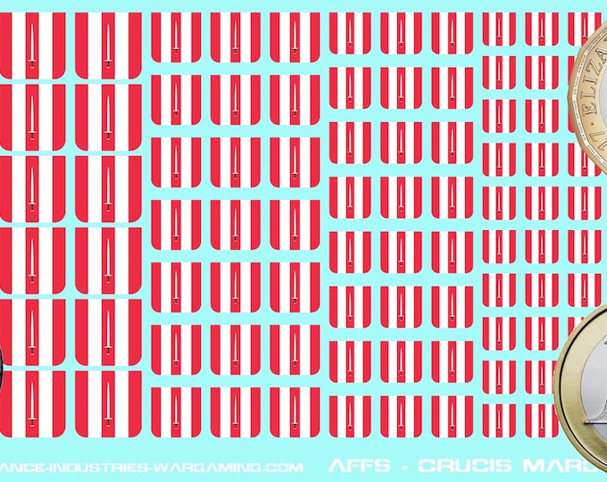 Federated Suns - Crucis March Militia - Premium Waterslide Decals compatible with BT/American Mecha