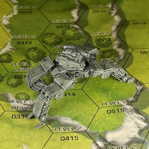 Harpagos | Sir Mortimer Bombito | American Mecha | Compatible with BT and other 6mm Tabletop Wargames
