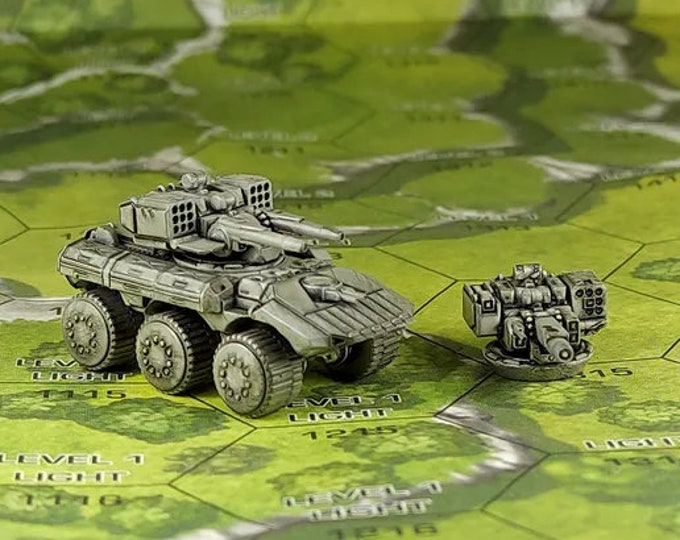 Battletech Miniatures - Amphion (Custom) Tank - SirMortimerBombito Sculpt