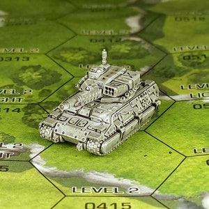 Myrmidon Tank | Sir Mortimer Bombito | American Mecha | Compatible with BT and other 6mm Tabletop Wargames