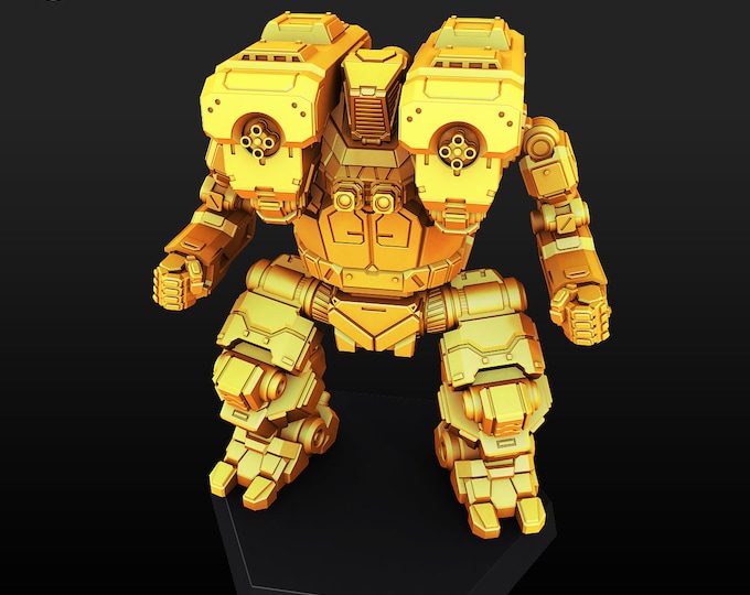 Hunchback IIC - PMW Sculpt - Multiple Variants | American Mecha | Compatible with BT and other 6mm Tabletop Wargames
