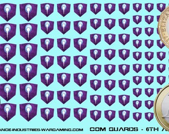 Comstar - Com Guards 6th Army (Tukayyid) | Premium Decals for BattleTech / Mechwarrior / Alpha Strike