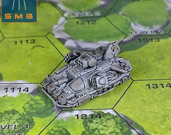 JES I Tactical Missile Carrier - SirMortimerBombito Sculpt | American Mecha | Compatible with BattleTech and Alpha Strike
