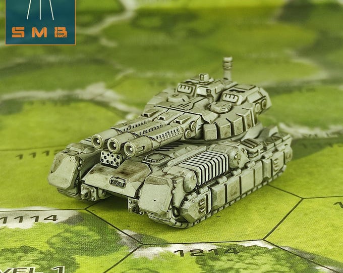 Burke Heavy Tank - SirMortimerBombito Sculpt | American Mecha | Compatible with Battletech