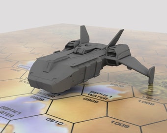 BattleTech - Leopard Nuseen - Mapscale Military Dropship