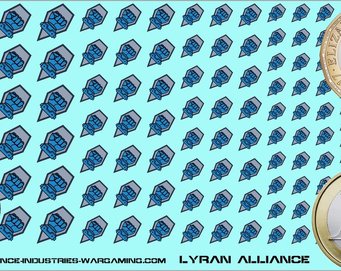 Lyran Alliance - Premium Waterslide Decals compatible with BT/American Mecha