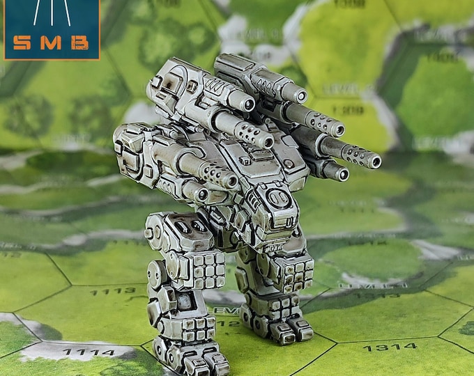 Malice MAL-XT - SirMortimerBombito Sculpt | American Mecha | Compatible with BT and other 6mm Tabletop Wargames