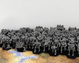 Battletech Miniatures - Build an Inner Sphere Lance - MWO Style