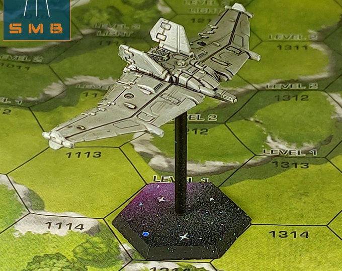 Shilone Aerospace Fighter - SirMortimerBombito Sculpt | American Mecha | Compatible with Battletech