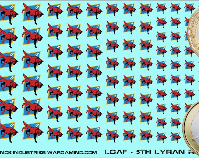 Lyran Commonwealth - Lyran Regulars - 5th Lyran Regulars | Premium Decals for BattleTech / Mechwarrior / Alpha Strike