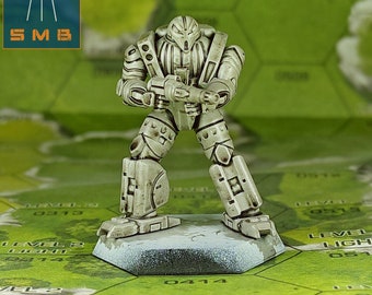 Parash - SirMortimerBombito Sculpt | American Mecha | Compatible with BT and other 6mm Tabletop Wargames