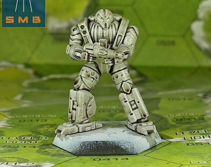 Parash - SirMortimerBombito Sculpt | American Mecha | Compatible with BT and other 6mm Tabletop Wargames