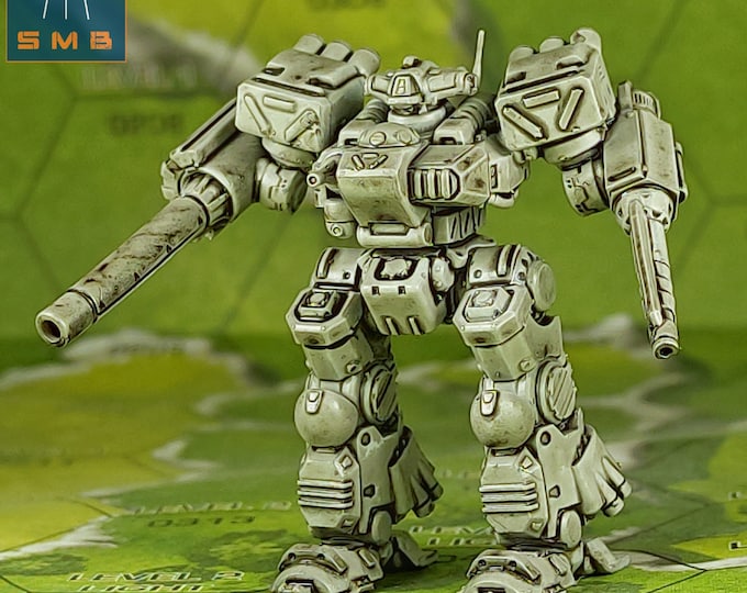 Enforcer Japanese Style - SirMortimerBombito Sculpt | American Mecha | Compatible with BT and other 6mm Tabletop Wargames