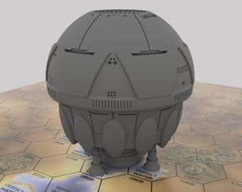 Aqueduct - Mapscale Civilian Dropship | DIW Exclusive | American Mecha | Compatible with BT and other 6mm Tabletop Wargames