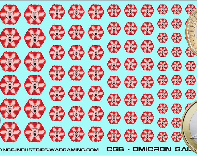Clan Ghost Bear - Omicron Galaxy | Premium Decals for BattleTech / Mechwarrior / Alpha Strike