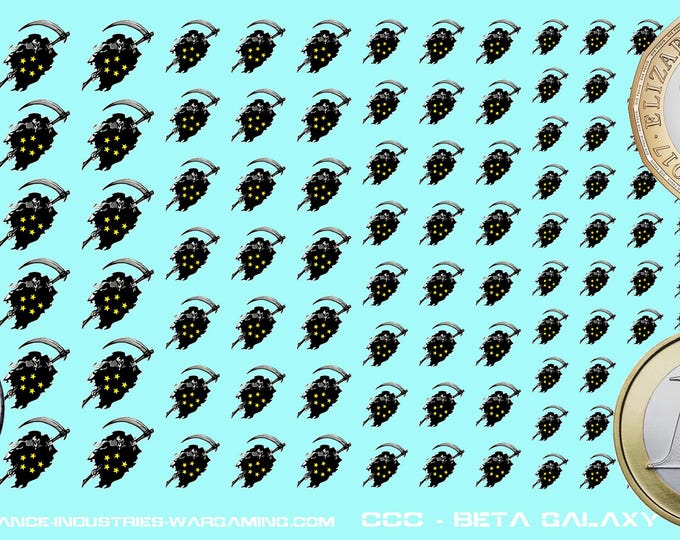 Clan Cloud Cobra - Beta Galaxy | Premium Decals for BattleTech / Mechwarrior / Alpha Strike