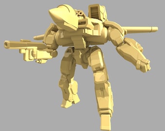 Battletech Miniatures - Phoenix Hawk LAM "Youngblood/Crescent Hawk Inception" - 3D Printed on demand - Defiance Industries Exclusive