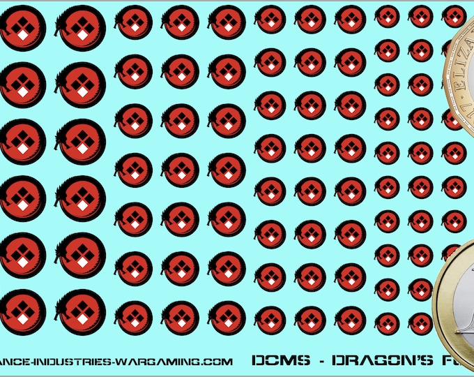 Draconis Combine - Dragon's Fury | Premium Decals for BattleTech / Mechwarrior / Alpha Strike