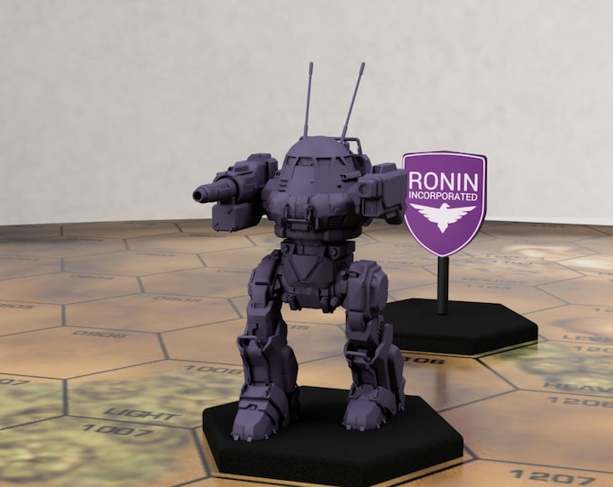 Urbanmech - Multiple Variants - by Ronin Inc. | Compatible with BT/American Mecha and other tabletop games