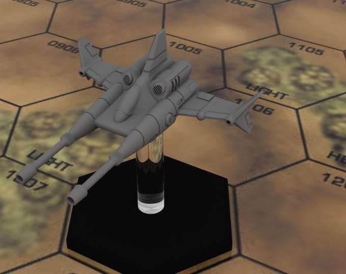 Sholagar Aerospace Fighter | DIW Exclusive | American Mecha | Compatible with Battletech