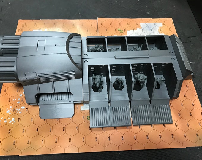 Hamilcar - Mechscale Military Dropship | DIW Exclusive | American Mecha | Compatible with BT and other 6mm Tabletop Wargames