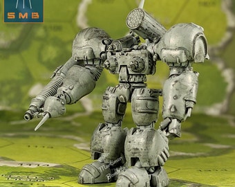 Thunderbolt "Japanese Style"  | Sir Mortimer Bombito | American Mecha | Compatible with BT and other 6mm Tabletop Wargames