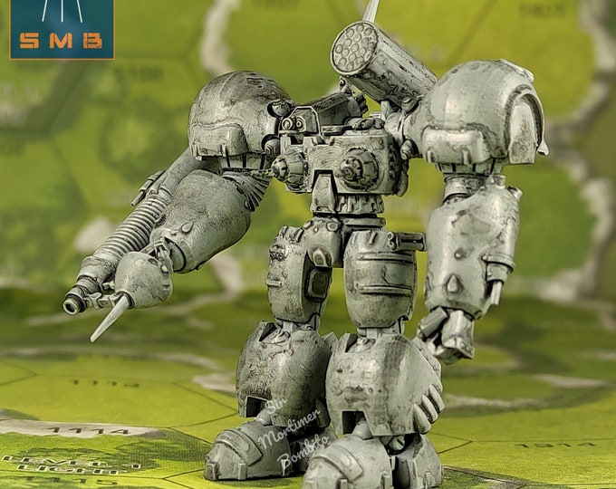 Thunderbolt Japanese Style - SirMortimerBombito Sculpt | Compatible with BT/American Mecha and other tabletop games