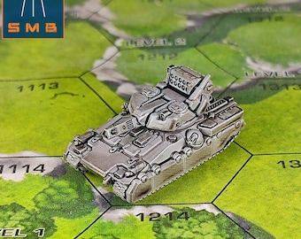Korvin Tank  - SirMortimerBombito Sculpt | American Mecha | Compatible with BT and other 6mm Tabletop Wargames