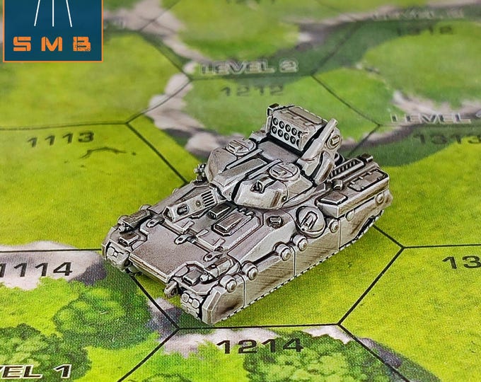Korvin Tank  - SirMortimerBombito Sculpt | American Mecha | Compatible with BT and other 6mm Tabletop Wargames