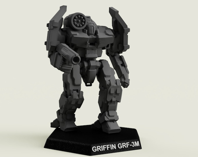 Griffin GRF-3M | DIW Exclusive | American Mecha | Compatible with Battletech