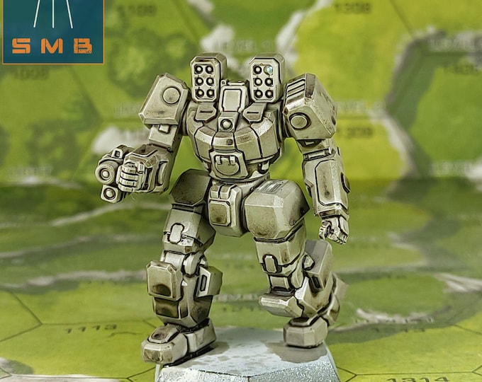 Wolverine WVR-7K - SirMortimerBombito Sculpt | American Mecha | Compatible with Battletech