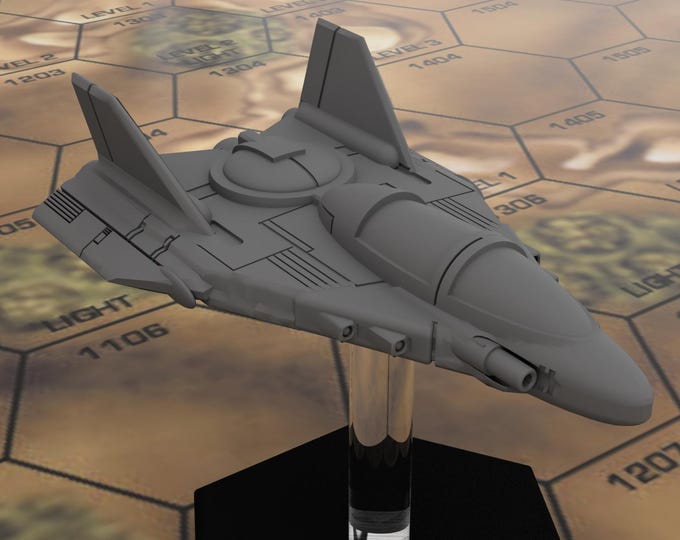 Sholagar Aerospace Fighter | DIW Exclusive | American Mecha | Compatible with Battletech