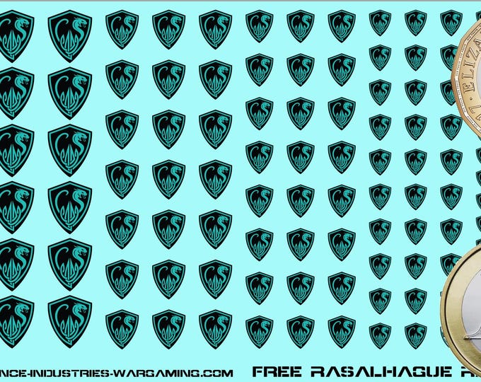 Free Rasalhague Republic (Teal)  | Premium Decals for BattleTech / Mechwarrior / Alpha Strike