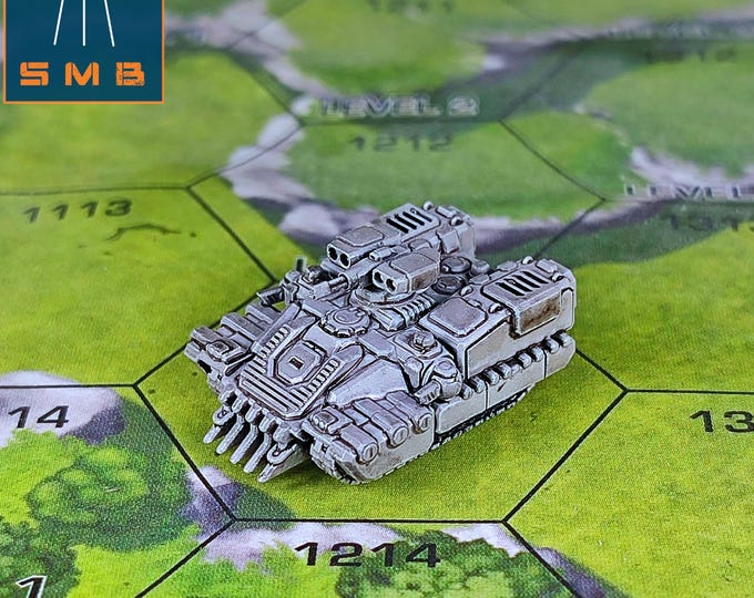 Fury Royal - SirMortimerBombito Sculpt | American Mecha | Compatible with BT and other 6mm Tabletop Wargames