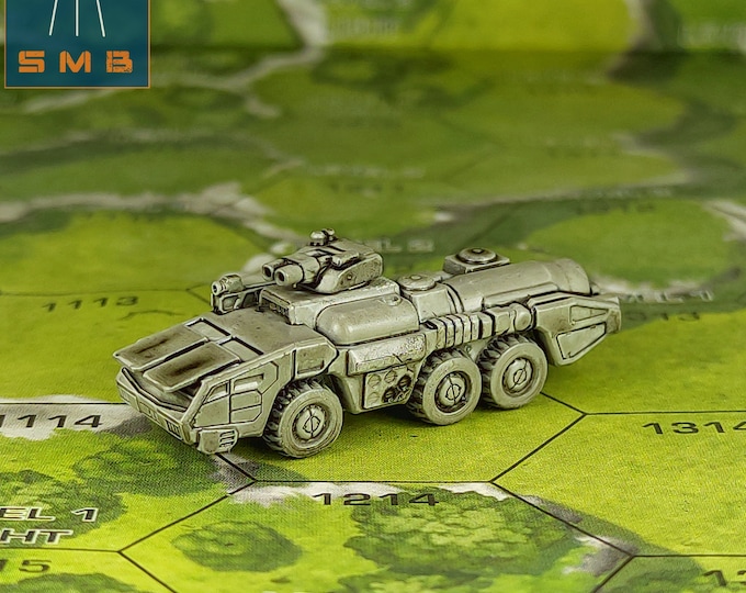 Coolant Truck - SirMortimerBombito Sculpt | American Mecha | Compatible with BT and other 6mm Tabletop Wargames