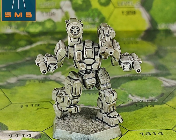 Swordsman SWD-1 - SirMortimerBombito Sculpt | American Mecha | Compatible with BT and other 6mm Tabletop Wargames