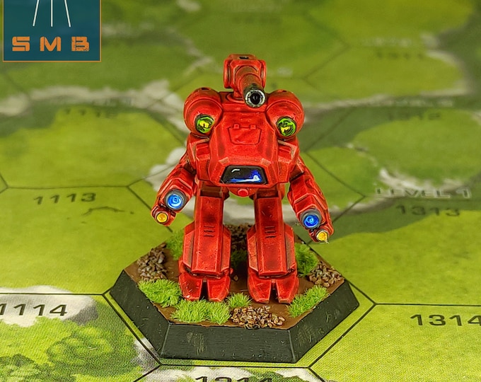 Marauder MAD-3R (Chibi) - SirMortimerBombito Sculpt | American Mecha | Compatible with BT and other 6mm Tabletop Wargames