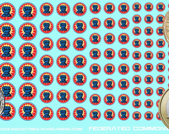 Federated Commonwealth | Premium Decals for BattleTech / Mechwarrior / Alpha Strike
