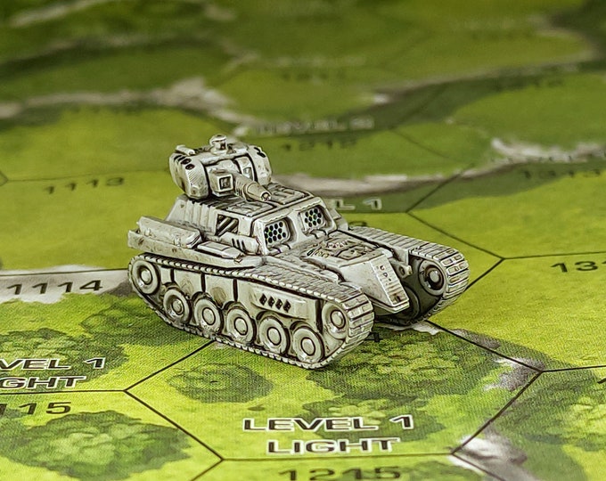 Ares Medium Tank V1 - SirMortimerBombito Sculpt | American Mecha | Compatible with Battletech