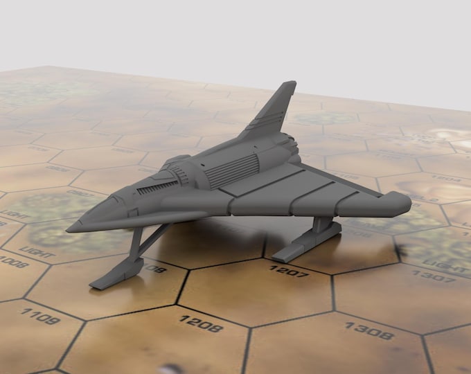 Fury - Mapscale Military Dropship | DIW Exclusive | American Mecha | Compatible with BT and other 6mm Tabletop Wargames