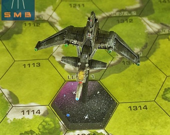 Void Seeker Interceptor Aerospace Fighter - SirMortimerBombito Sculpt | American Mecha | Compatible with Battletech