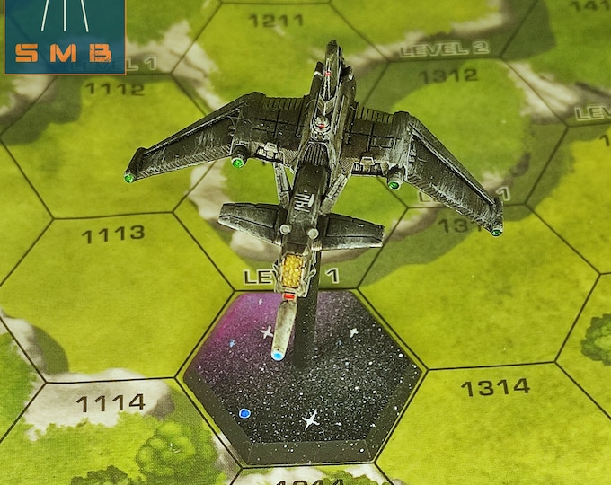 Void Seeker Interceptor Aerospace Fighter - SirMortimerBombito Sculpt | American Mecha | Compatible with Battletech