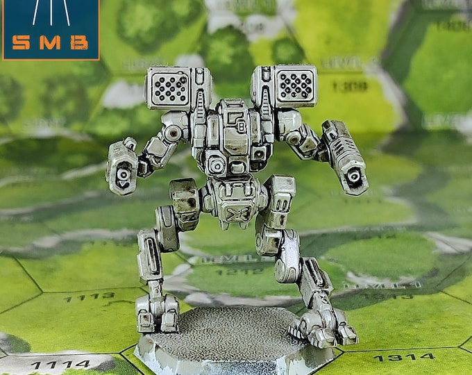 Arctic Wolf II - SirMortimerBombito Sculpt | American Mecha | Compatible with Battletech