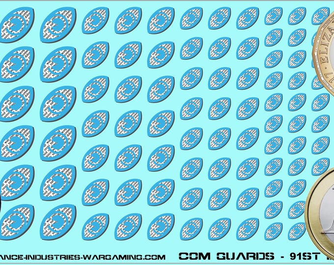 Comstar - Com Guards 91st Division | Premium Decals for BattleTech / Mechwarrior / Alpha Strike