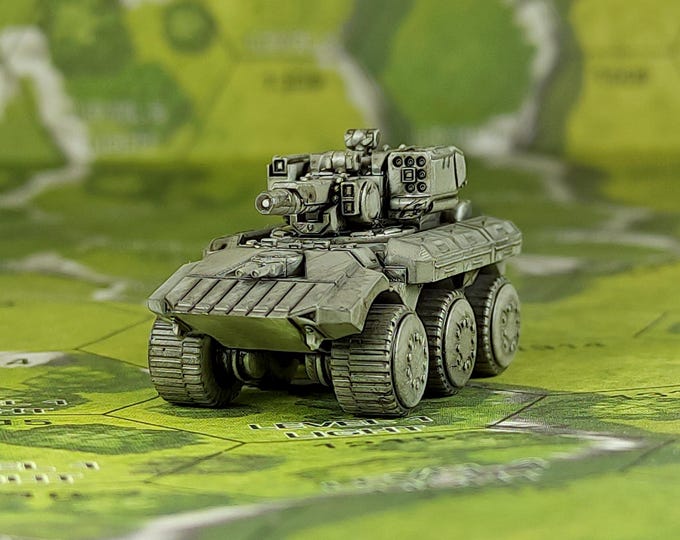 Amphion Tank (XTRO Project Zhukov) | Sir Mortimer Bombito | BattleTech Miniatures | For Battletech / Alpha Strike / Mechwarrior