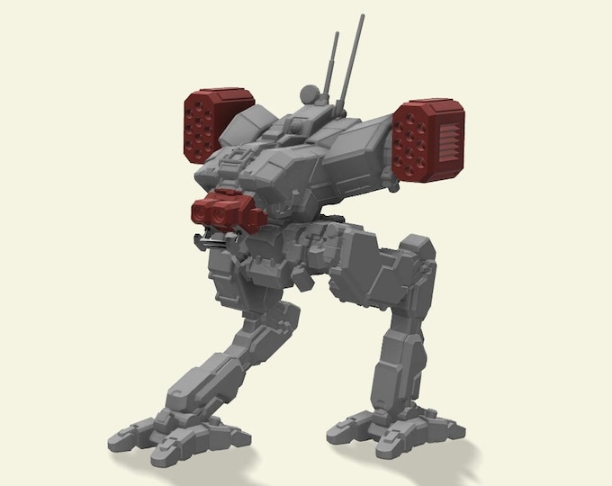 Locust LCT-5V | DIW Exclusive | American Mecha | Compatible with Battletech