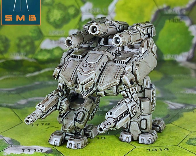 Omega SHP-X4 - SirMortimerBombito Sculpt | American Mecha | Compatible with Battletech